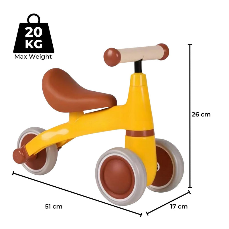 GOMINIMO 3 Wheels Baby Balance Bike (Yellow) GO-BBK-102-JD