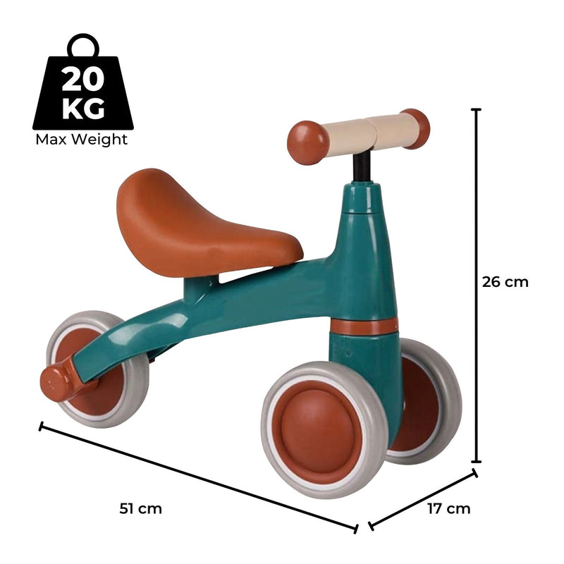 GOMINIMO 3 Wheels Baby Balance Bike (Green) GO-BBK-100-JD