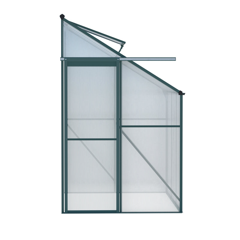Greenhouse Aluminium Polycarbonate Green House 1.9x1.27M