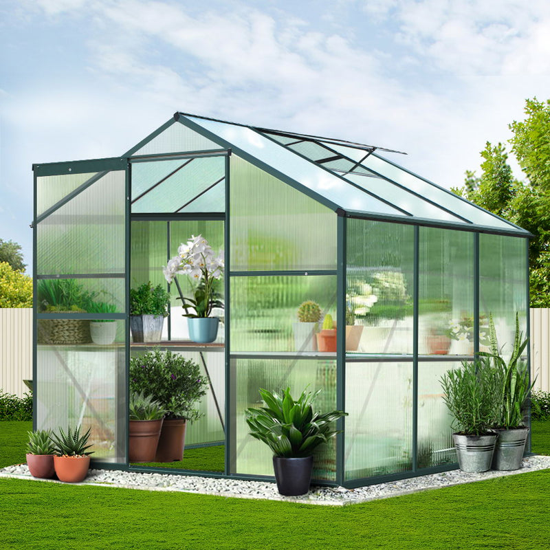 Greenhouse Aluminum Green House Polycarbonate 1.9x1.9M