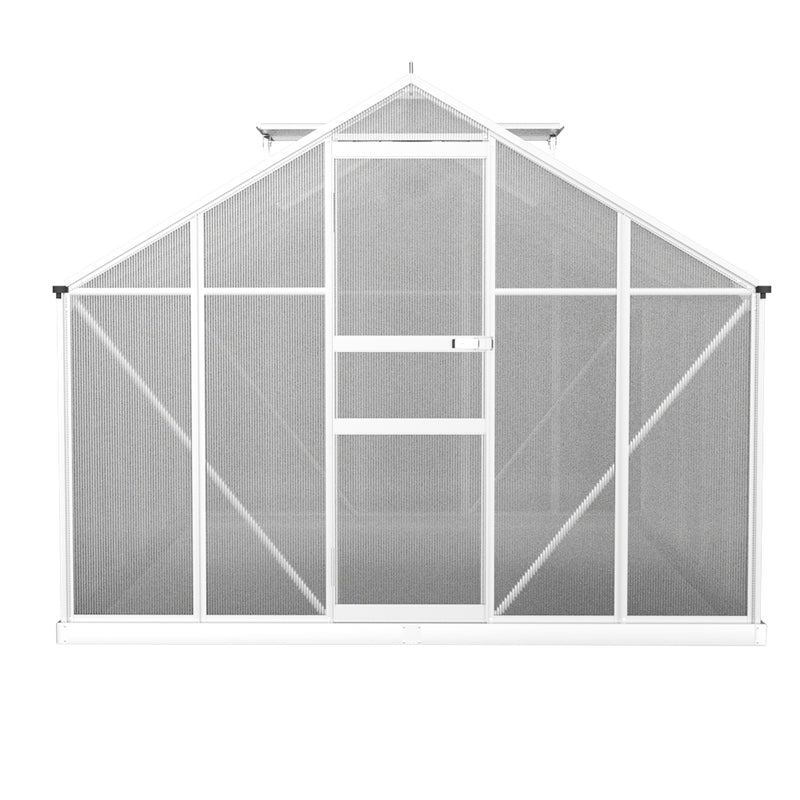Greenhouse Aluminium Polycarbonate Green House 3x2.5M