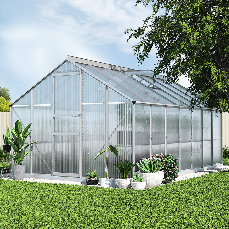 Greenhouse Aluminium Green House Polycarbonate 4.2x2.5M