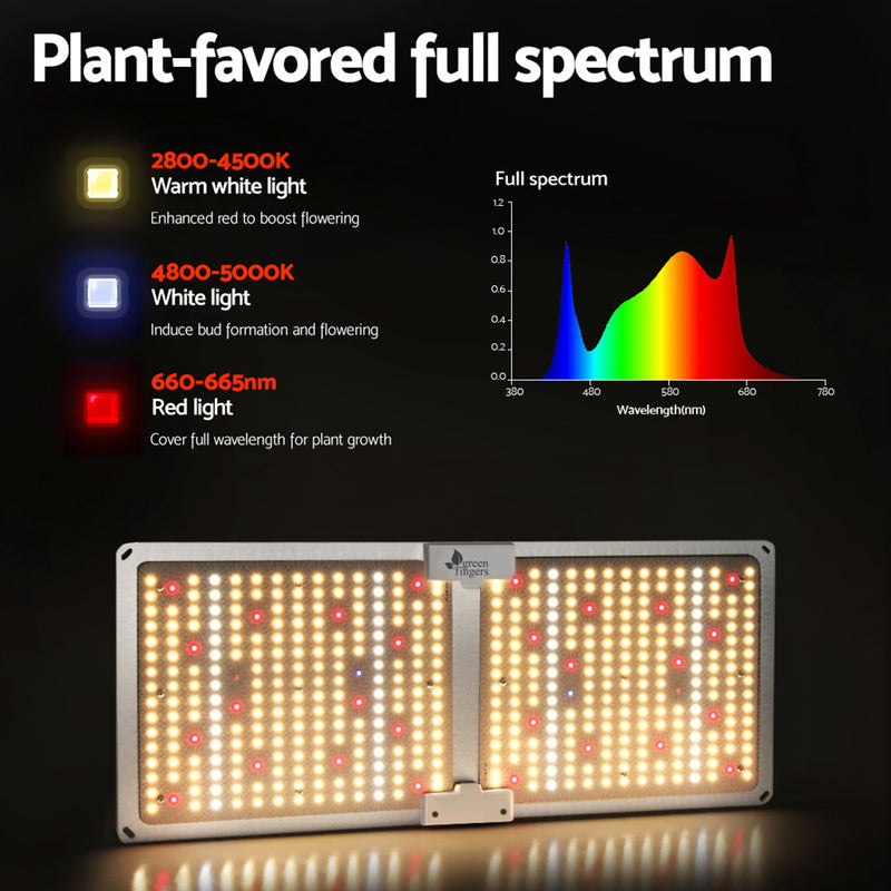 Greenfingers Max 2200W LED Grow Light Full Spectrum Indoor Veg Flower All Stage