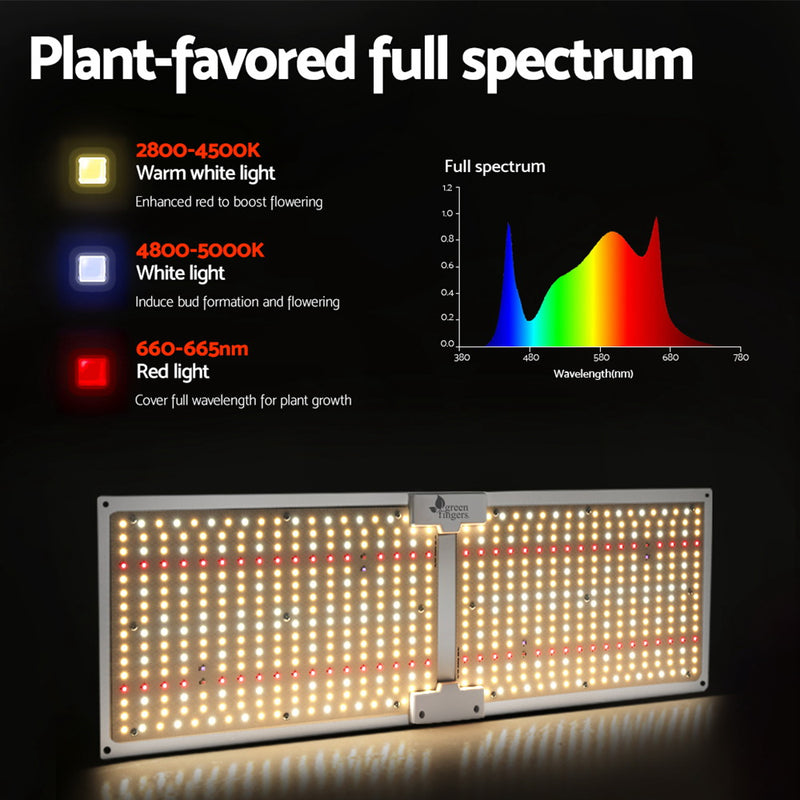 Greenfingers Max 3000W LED Grow Light Full Spectrum Indoor Veg Flower All Stage