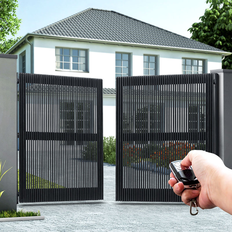 LockMaster Automatic Electric Gate Opener Double Swing Remote Control Kit 800KG