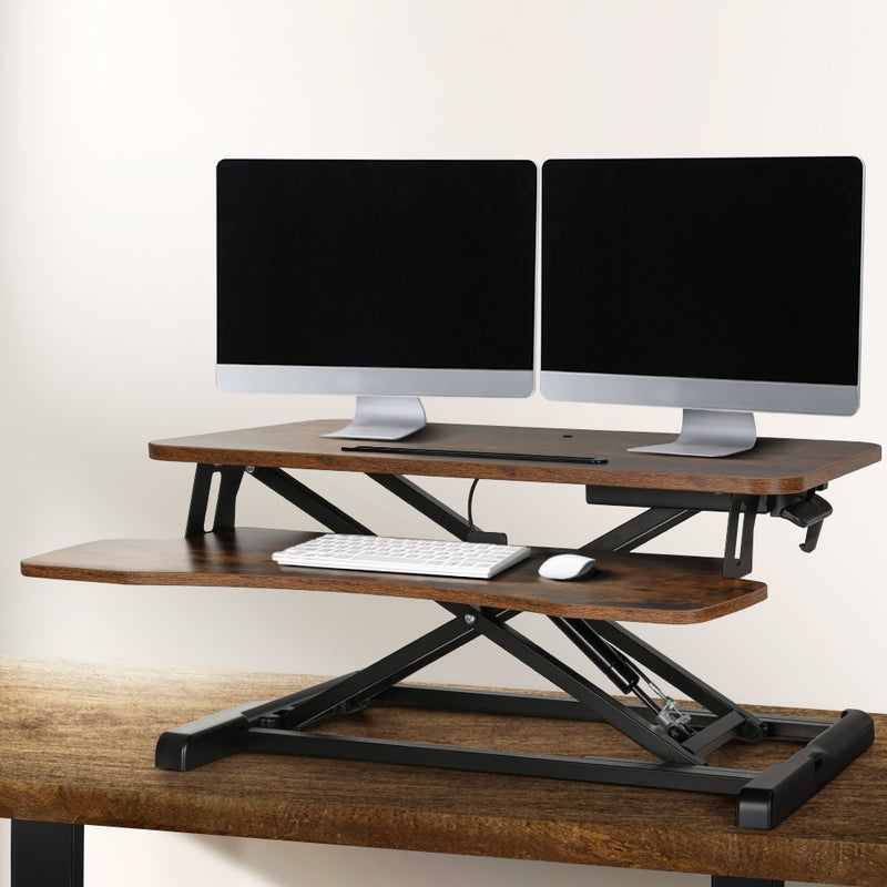 Artiss Standing Desk Riser Height Adjustable Sit Stand Desks Computer Desktop