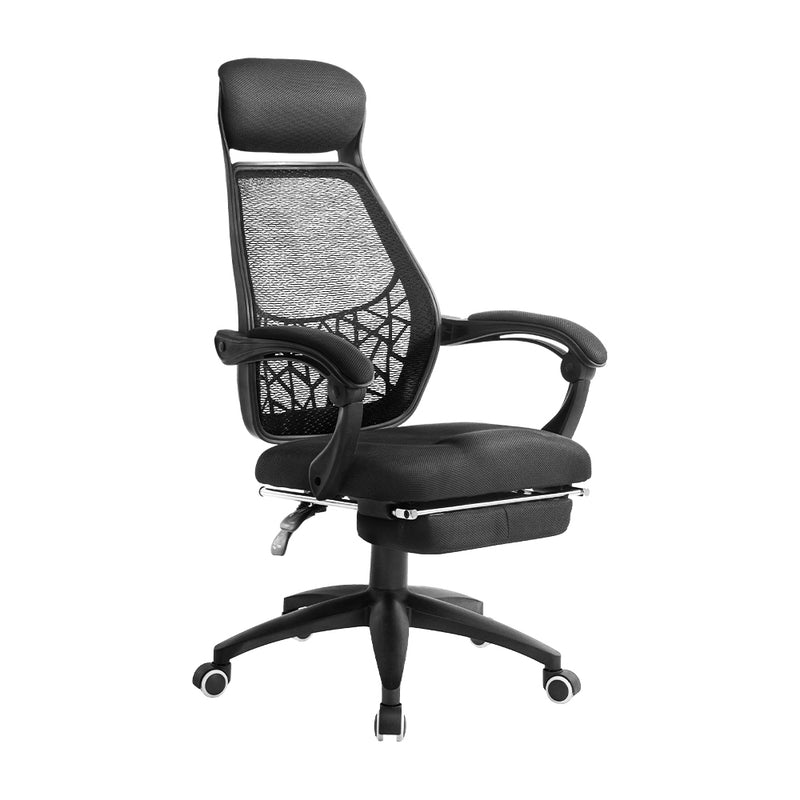 Artiss Mesh Office Chair Recliner Black