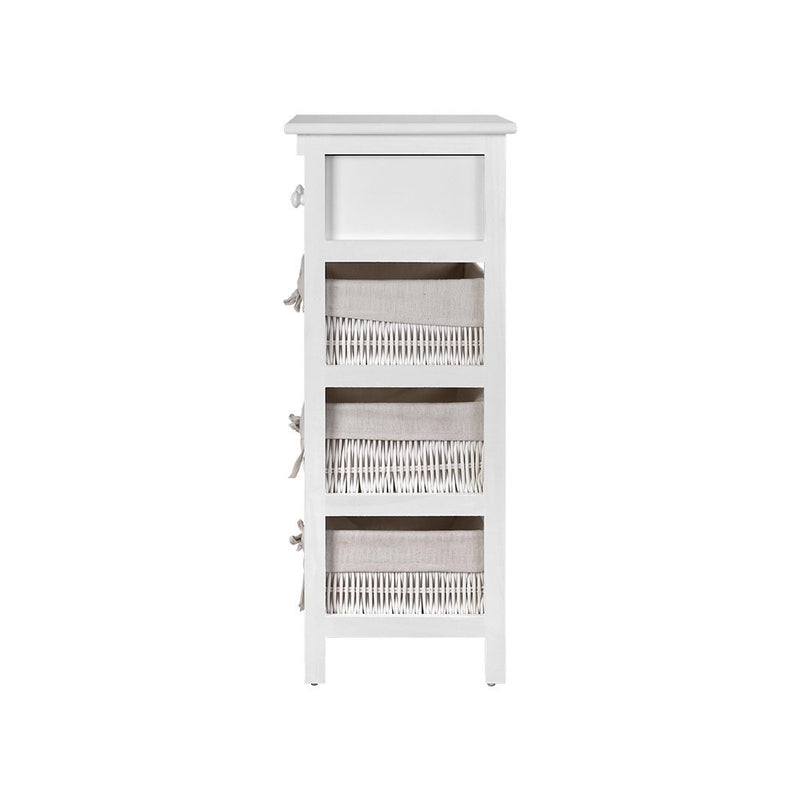 Artiss Chest of Drawers Bedside Table Bathroom Storage White