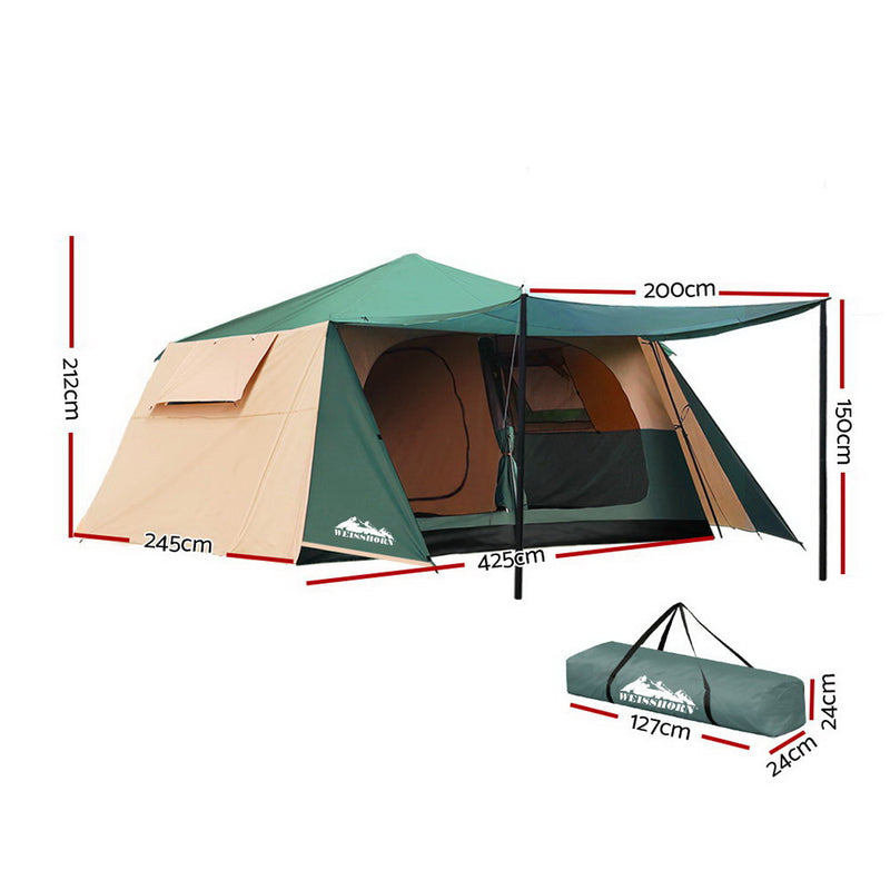 Instant Pop Up Camping Tent 8 Person