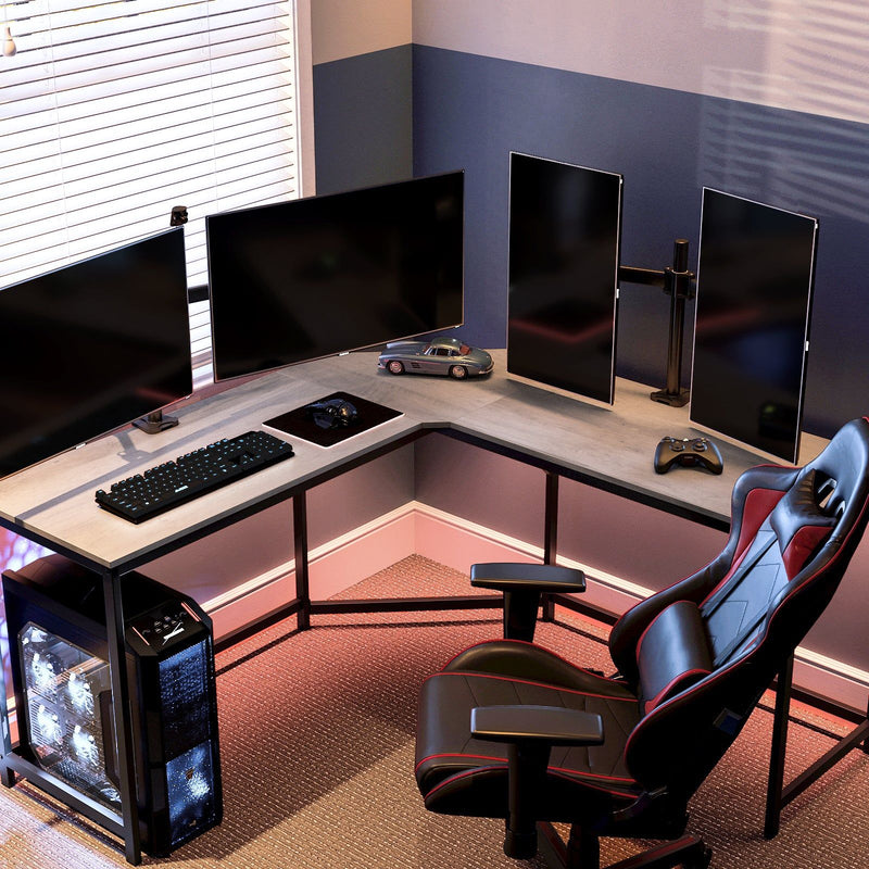 L-Shaped Computer Desk Corner