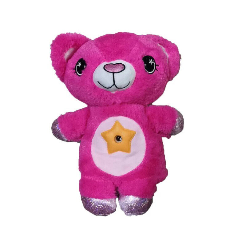 Pink Plush Toy Stuffed Animal Night Projector Kids Night Light