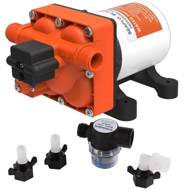 Seaflo 55PSI Pressure 12V Water Pump 11.3LPM For Caravan RV Boat Camper Trailer