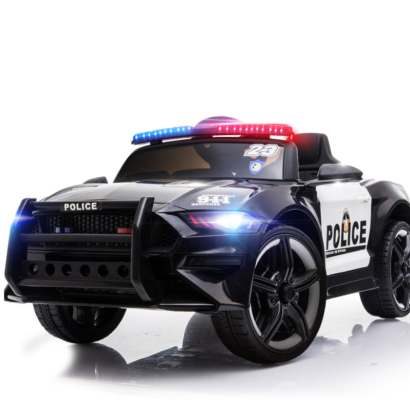 KIDS Ride-On Car Patrol Electric Battery Powered Toy Black