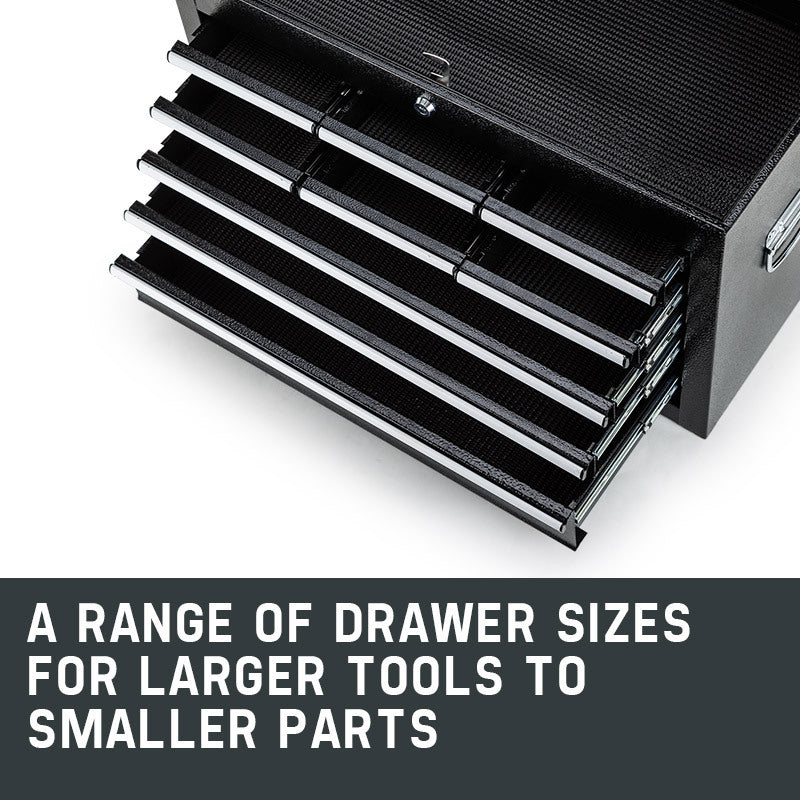 BULLET 9 Drawer Tool Box Chest Mechanic Garage Storage Toolbox Set Organiser