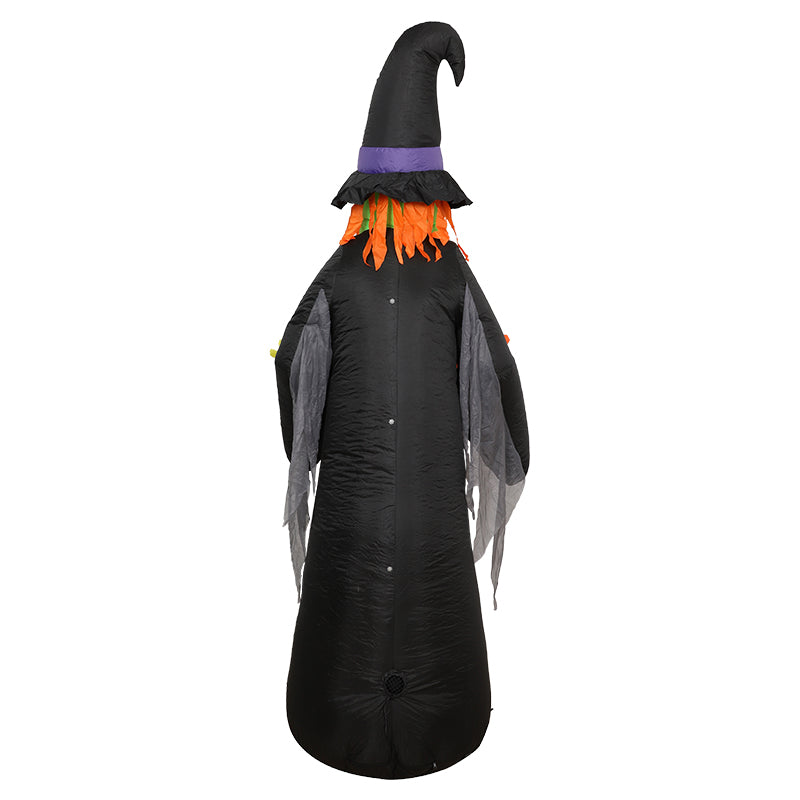 Festiss 2.4m Witch Way Halloween Inflatable with LED FS-INF-17