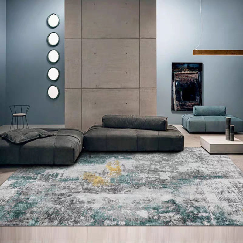 GOMINIMO Floor Mat Abstract Green Grey 160*230cm