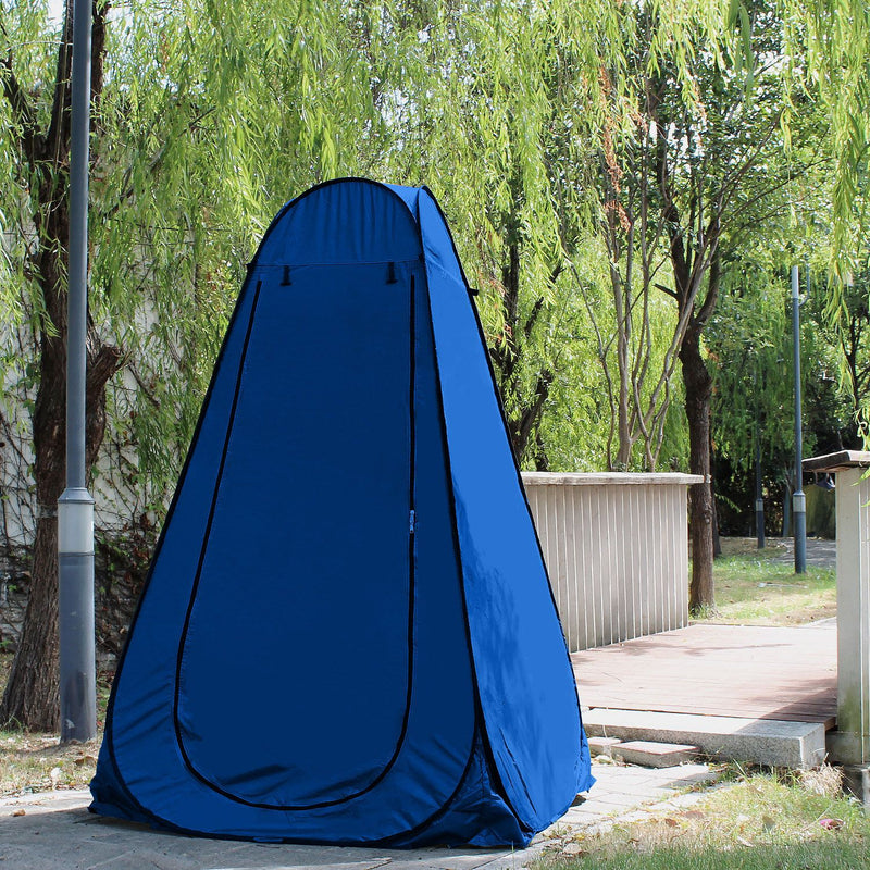 KILIROO Shower Tent with 2 window (Dark Blue)