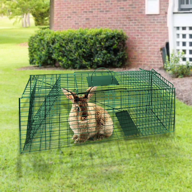 Klika Humane Live Animal Trap Possum Rat Rabbit Hare Catcher Folding Cage