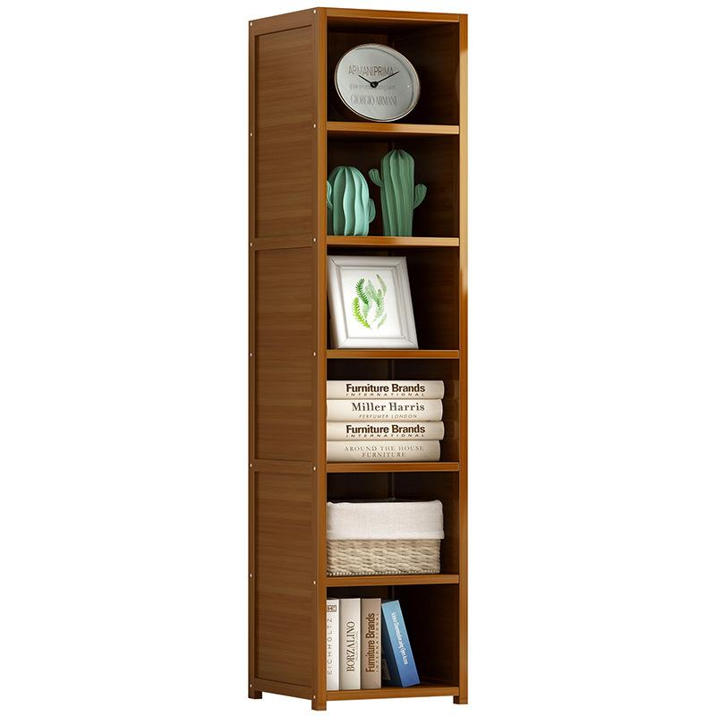 Solid Bamboo Corner Storage Organizer Plan Stand Book Shelf 5/6/7 Tier