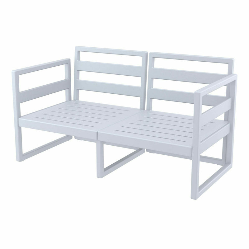 Mykonos Lounge Set - Silver Grey - No cushions