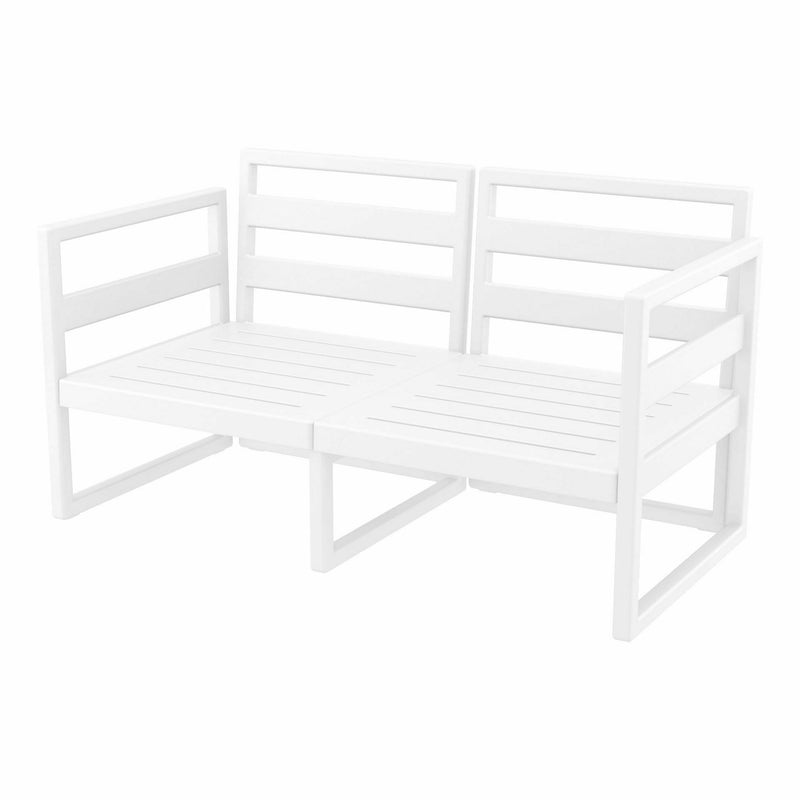 Mykonos Lounge Set - White - No cushions