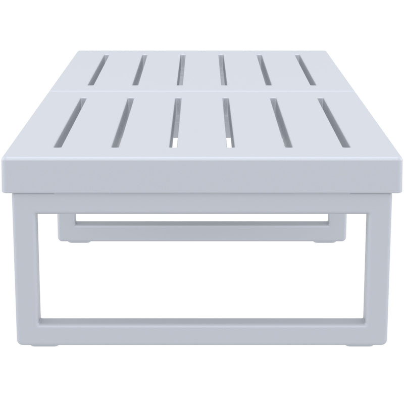 Mykonos Lounge Table XL - Silver Grey