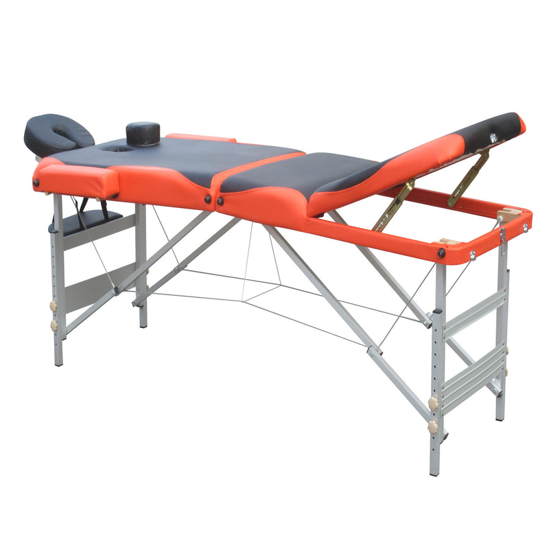 YES4HOMES 3 Fold Portable Aluminium Massage Table Massage Bed Beauty Therapy