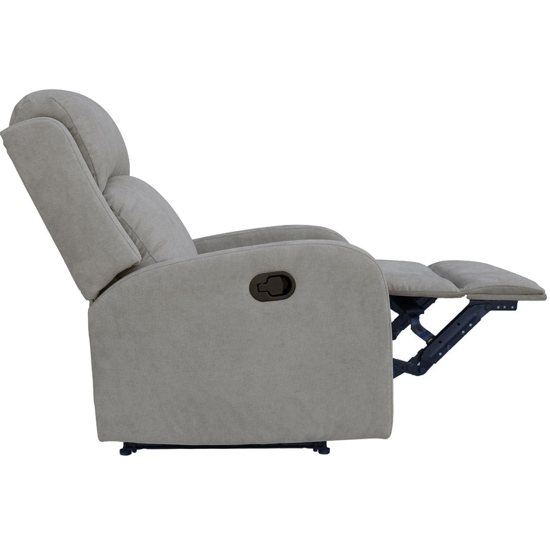 Maxcomfy Fabric Manual Recliner Lounge Arm Chair - Light Grey
