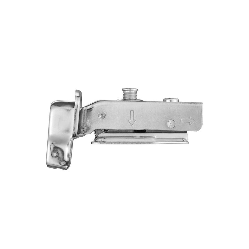 8 Pack 304 Stainless Steel Cabinet Hinges 100 Degree Soft Closing half Overlay Door Hinge Nickel Plated Finish