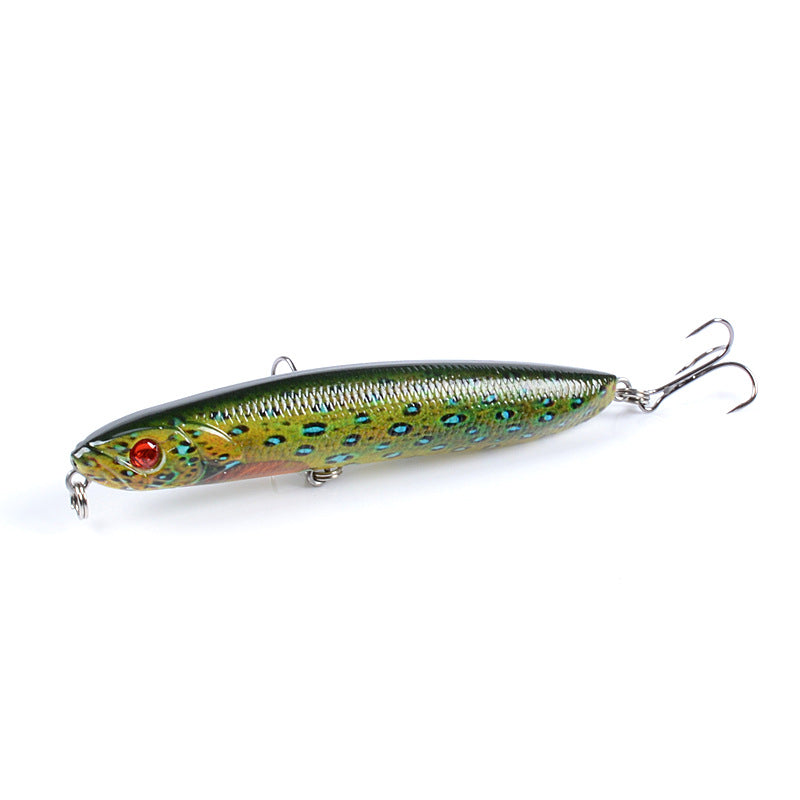 8x Popper Poppers 9.6cm Fishing Lure Lures Surface Tackle Fresh Saltwater