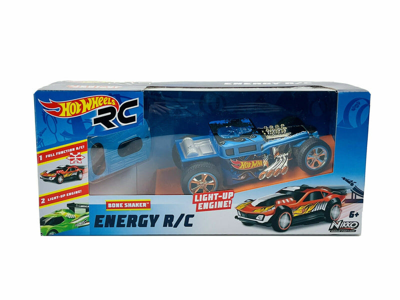 Nikko Hot Wheels Energy R/C Racing Bone Shaker Cars 6+
