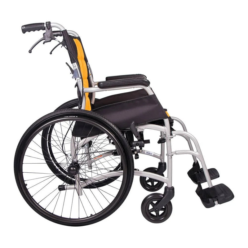 Orange Dash Folding Wheelchair - Self Propelled