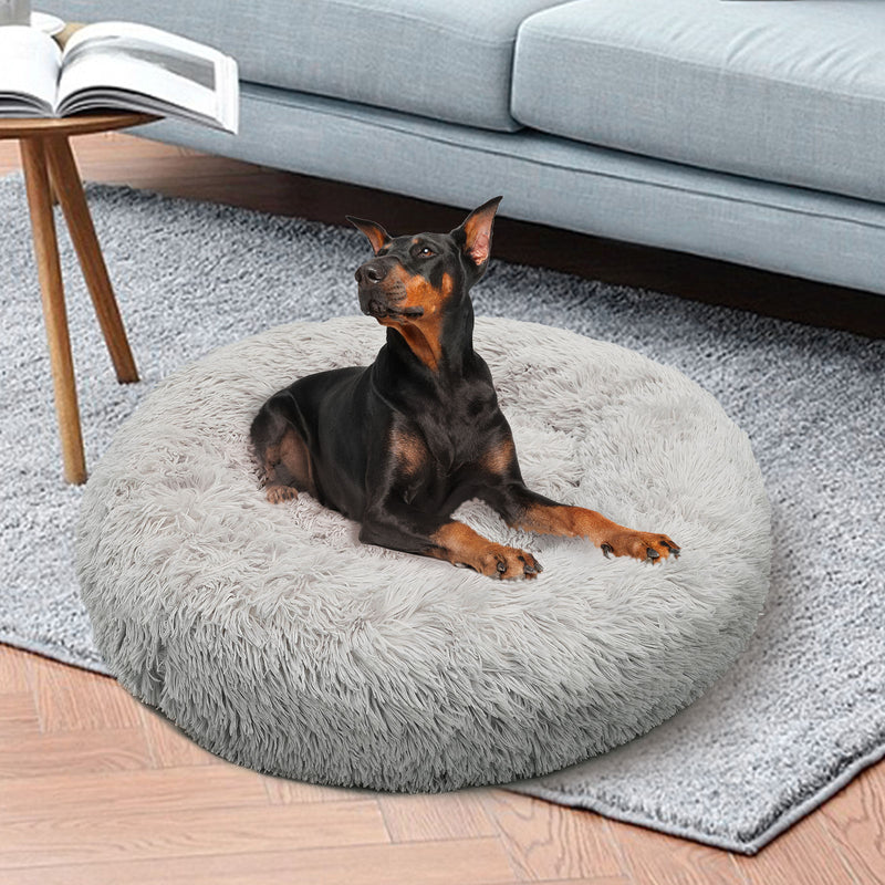 Pawfriends Pet Dog Bedding Warm Plush Round Comfortable Nest Comfy Sleep Kennel  XXL