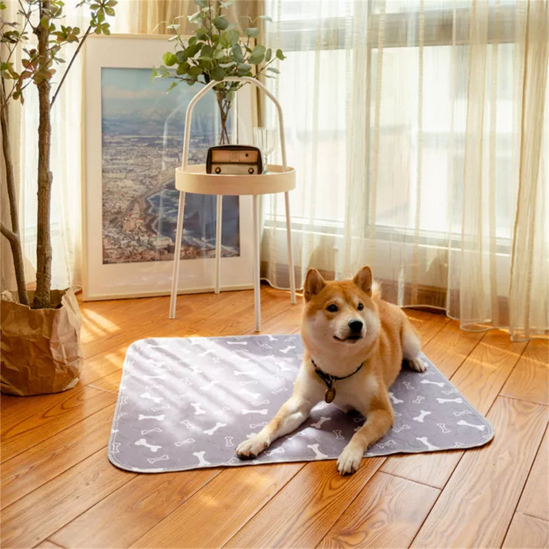 Pawfriends Washable Pet Dog Pee Pad Reusable Cat Puppy Training Wee Absorbent Mat Bed 70x80