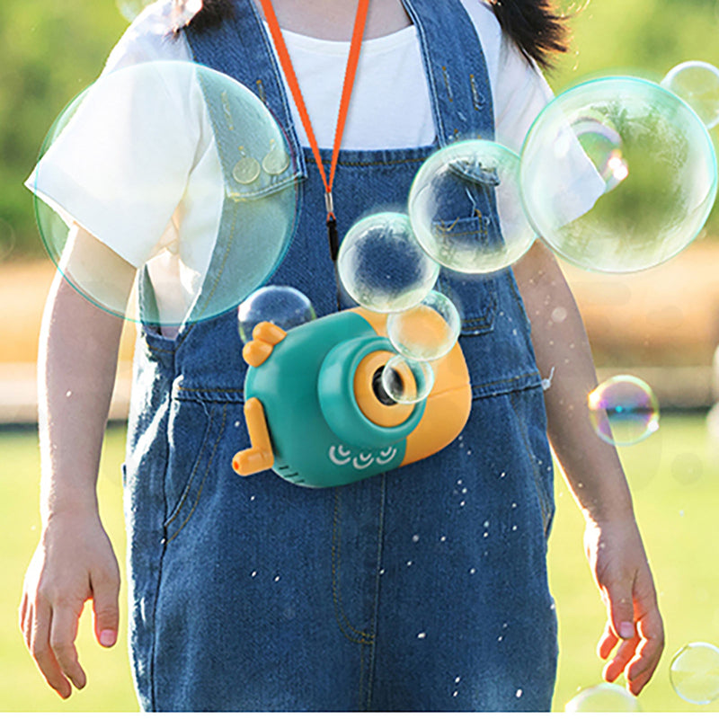 Bubblerainbow Electric Bubble Machine Children Blowing Bubbles Hand-held Baby Bubble Water Toy