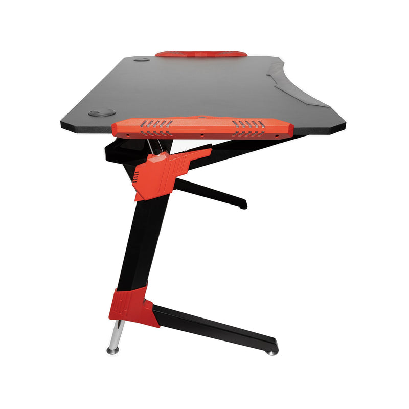 Unigamer RGB Gaming Desk in Red