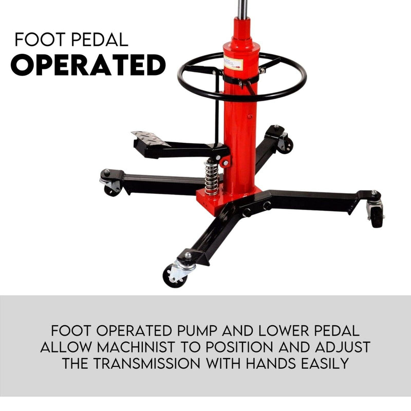 Transmission Jack 0.5 ton 2-Stage Hydraulic High Lift Vertical Telescopic