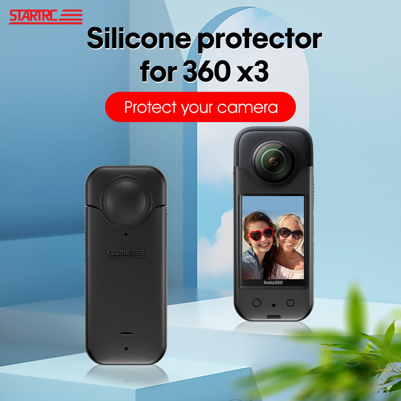 STARTRC Silicone Protective Case for Insta360 One X3 Camera Acessories Soft
