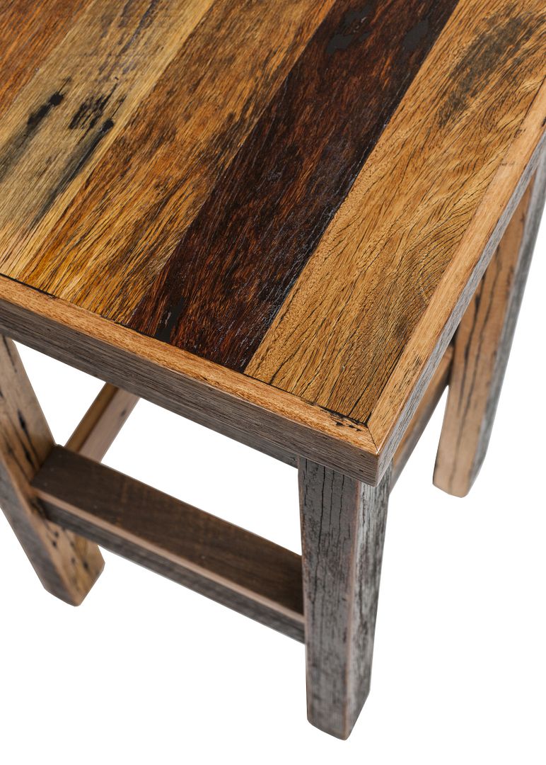 Australian Made Solid Hardwood Timber Bar Stool in Blonde Matt Finish