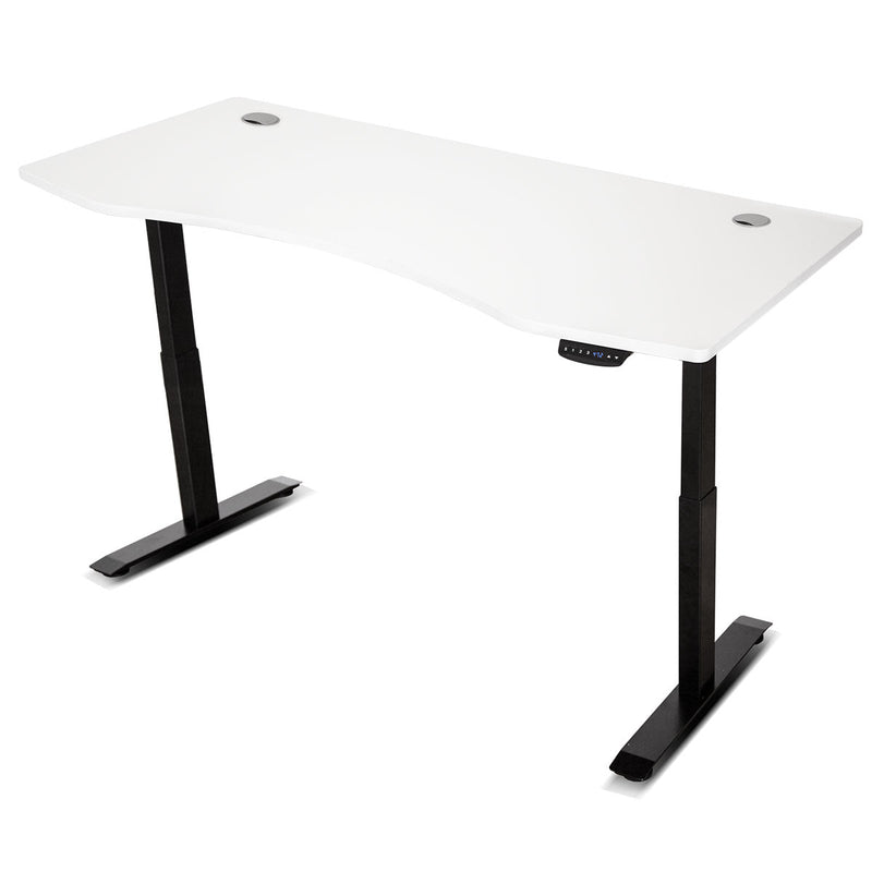 Lifespan Fitness ErgoDesk Automatic Standing Desk 1800mm (White) + Cable Management Tray