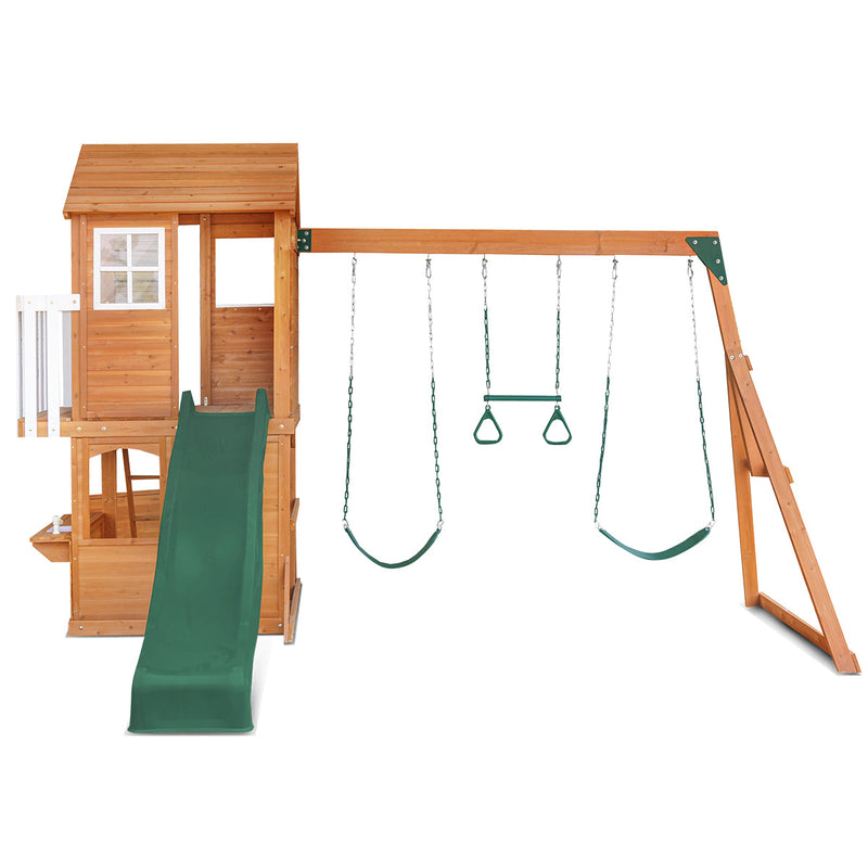 Lifespan Kids Springlake Play Centre With 2.2m Green Slide