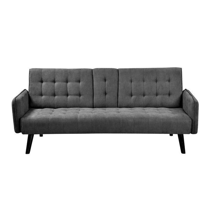 The New Yorker - Small Sofa Bed 3 Seat Lounge Set Sectional With Cup - Grey