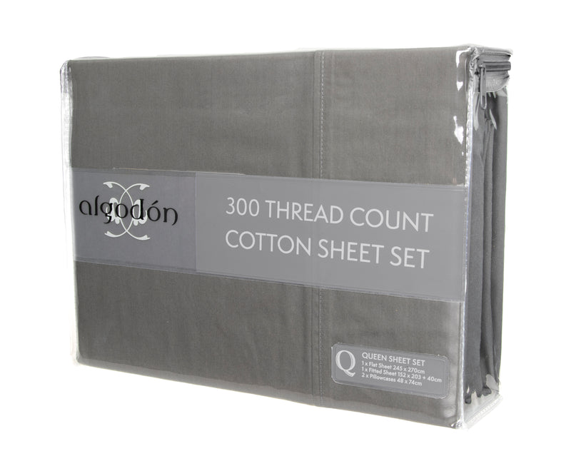 300TC Cotton SHEET SET - SINGLE