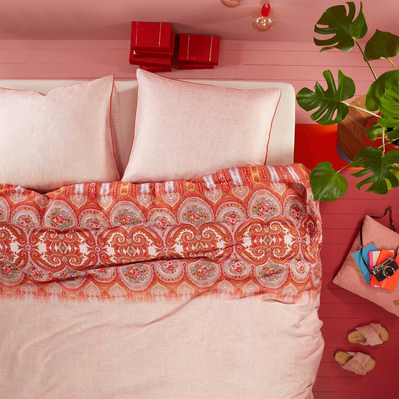 Oilily Paisley Pink Quilt Cover Set Queen