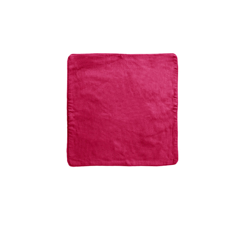 Lollipop Cotton Piped Square Cushion Cover 40 x 40 cm Pink
