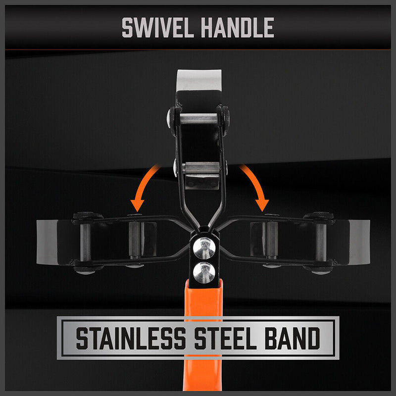 5Pc Oil Filter Wrench Set Swivel Grip Steel Belt Spanner Universal Filter Remove