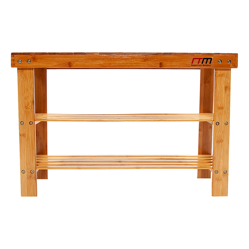 3 Tier Shoe Rack Bamboo Wooden Storage Shelf Stand Bench Cabinet Organiser