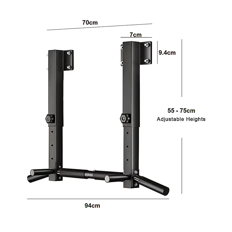 Wall Joist Mount Pull Up Bar Chin Up Gym