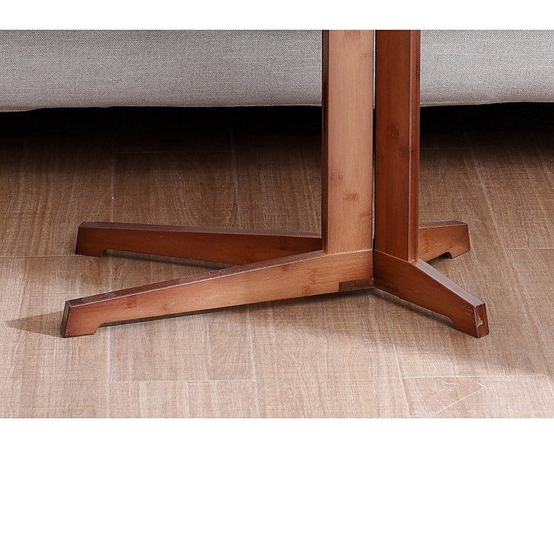 Bamboo Side Table for Sofa Living Room Bedroom or Bedside Nightstand