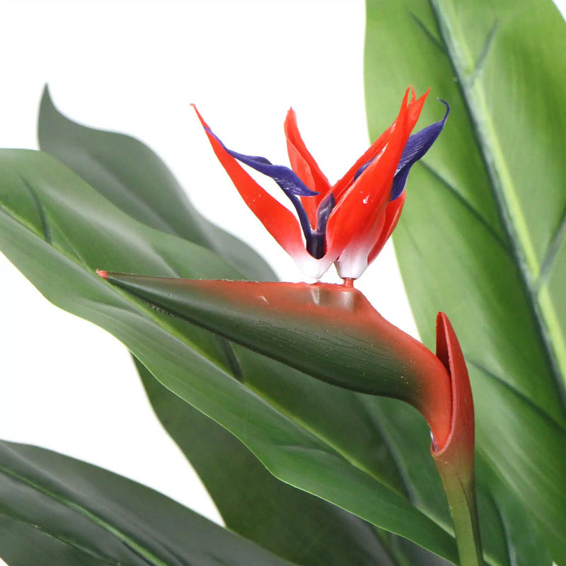 Artificial Bird Of Paradise Plant 150cm (Red Flowers)